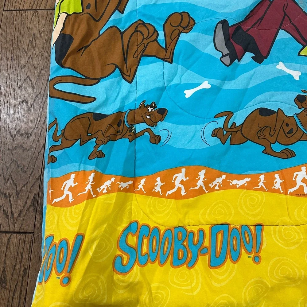 Vintage Scooby Doo & Shaggy Twin Comforter Quilted & Reversible USA 1998